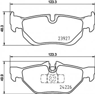 Klocki ham. tyі BMW HELLA 8DB355031781