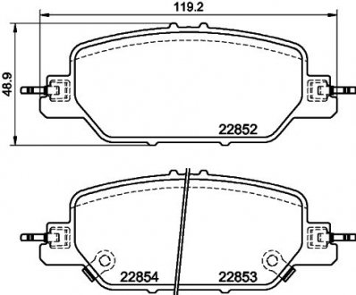 Klocki ham. tyі HO HELLA 8DB355039191