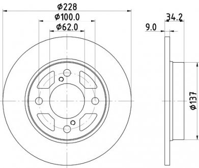 Tarcza ham. malow. tyі SU HELLA 8DD355132041