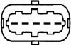 Витратомір повітря (5 pin, модуль) FIAT PANDA, HYUNDAI ELANTRA III, HIGHWAY, SANTA FÉ I, SANTA FÉ I/SUV, TRAJET, TRAJET/MINIVAN, KIA CARENS I, OPEL ASTRA G, ASTRA H, ASTRA H GTC 1.3D-2.0D 02.00- HELLA 8ET009142511 (фото 2)