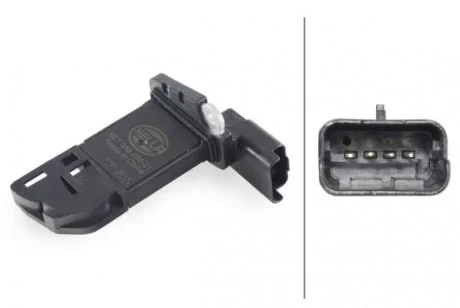 Витратомір повітря (4 pin, картрідж) DS DS 3, DS 3 / DS 3, DS 4, DS 4 II, DS 5, DS 7, CITROEN BERLINGO, BERLINGO MULTISPACE, BERLINGO/MINIVAN, C3 AIRCROSS I, C3 AIRCROSS II, C3 II 1.5D-2.2D 04.08- HELLA 8ET358095211