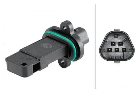 Витратомір повітря (5 pin, картрідж) OPEL MOKKA / MOKKA X 1.6D/1.7D 06.12- HELLA 8ET358095571