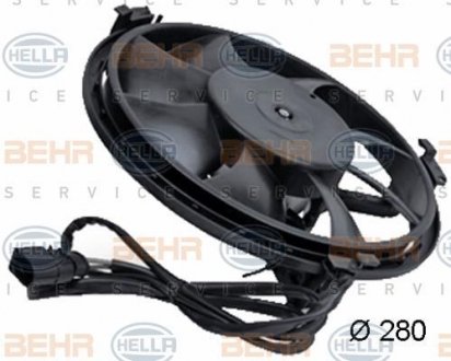 Вентилятор, охлаждение двигателя HELLA 8EW351039771