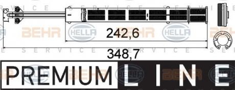 Осушувач кондиціонера HELLA 8FT351192561
