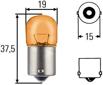 Лампа розжарювання STANDARD HELLA 8GA002071051 (фото 1)