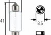 Автолампа Behr Standard T15 SV8,5 15 W прозрачная HELLA 8GM002091141 (фото 1)