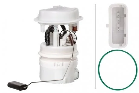 Електричний паливний насос (модуль) MERCEDES C (W203), PEUGEOT 206, 206+, PARTNER, RENAULT THALIA I, TWINGO I D7F700-RFR(EW10J4) HELLA 8TF358106201