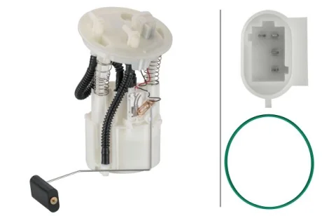 Електричний паливний насос (модуль) RENAULT LAGUNA I, MEGANE I, MEGANE I CLASSIC, MEGANE I COACH, MEGANE II, MEGANE SCÉNIC E7J624-N7Q704 HELLA 8TF 358 106-831