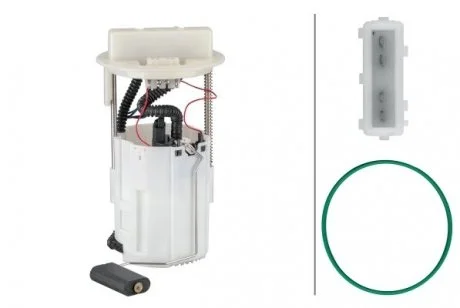 Електричний паливний насос (модуль) CITROEN EVASION, JUMPY I, XANTIA, FIAT SCUDO, LANCIA ZETA 1.9D/2.0D 11.94-12.06 HELLA 8TF358146221