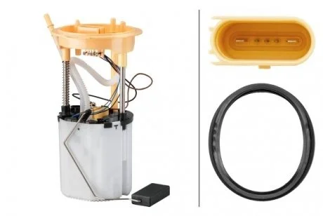 Електричний паливний насос (модуль) AUDI A3, TT, SEAT ALTEA XL, SKODA OCTAVIA I, OCTAVIA II, SUPERB II, YETI, VW GOLF V, GOLF VI AXR-DGCA HELLA 8TF358146631