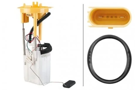 Паливопідкачувальний насос (модуль) 0.5 Bar Tiguan 2.0TDI 07- HELLA 8TF 358 146-651