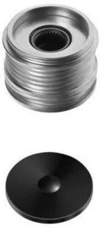 Шків генератора CADILLAC BLS, OPEL SIGNUM, VECTRA C, VECTRA C GTS, ZAFIRA B, SAAB 9-3, 9-3X 2.0/2.0ALK/2.2 04.02- HELLA 9XU358038571