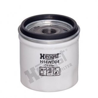 Фильтр масла, Гидрофильтр, автоматическая коробка передач. HENGST FILTER H14WD04