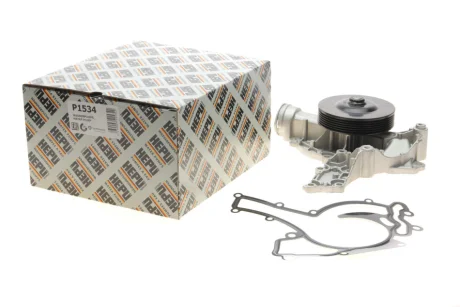 Насос охолоджуючої рідини, з ущільненням MERCEDES C (CL203), C T-MODEL (S203), C T-MODEL (S204), C (W203), C (W204), CLC (CL203), CLK (A209), CLK (C209), CLS (C219) 2.5/3.0/3.5 06.04-12.15 HEPU P1534