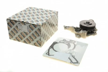 Насос охолоджуючої рідини, з ущільненням MERCEDES CLK (A209), CLK (C209), CLS (C219), E (A207), E (C207), E T-MODEL (S211), E T-MODEL (S212), E (W211), E (W212), G (W463) 4.7/5.5 10.05-12.16 HEPU P1535