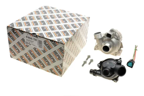 Електричний насос охолоджуючої рідини із термостатом BMW 1 (E82), 1 (E87), 1 (E88), 3 (E90), 3 (E91), 3 (E92), 3 (E93), 5 (F10), 5 (F11), 5 GRAN TURISMO (F07), 6 (F12), 6 (F13) 1.6-3.0H 03.06-10.18 HEPU P494TH