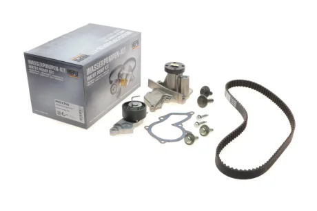 Набор ГРМ, пас+ролик+насос HEPU PK02350