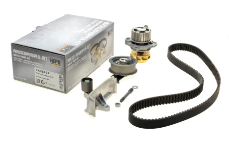 Набір ГРМ, пас+ролик+помпа HEPU PK05477