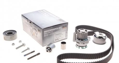 Фото насос води + комплект зубчатого ремня HEPU PK05513 Насос води + комплект зубчатого ремня HEPU PK05513