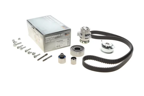 Набір ГРМ, пас+ролик+помпа HEPU PK06551