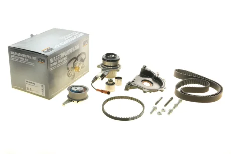 Комплект ременя ГРМ з помпою води HEPU PK06691