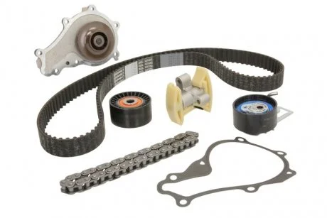 Фото комплект ременя ГРМ з помпою води HEPU PK08031XT Комплект ременя ГРМ з помпою води HEPU PK08031XT