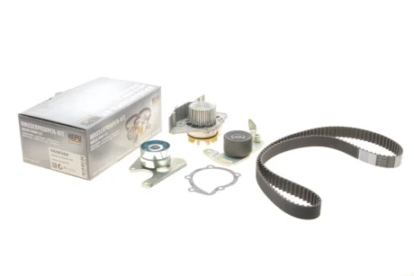 Набор ГРМ, пас+ролик+насос HEPU PK08360