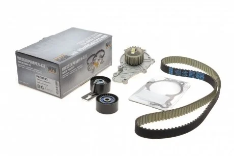 Фото комплект ременя ГРМ з помпою води HEPU PK08932 Комплект ременя ГРМ з помпою води HEPU PK08932