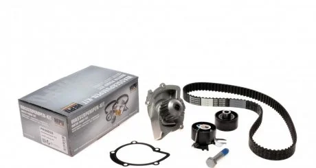 Фото комплект ременя ГРМ з помпою води HEPU PK09020 Комплект ременя ГРМ з помпою води HEPU PK09020