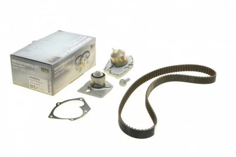 Фото комплект ременя ГРМ з помпою води HEPU PK09551 Комплект ременя ГРМ з помпою води HEPU PK09551
