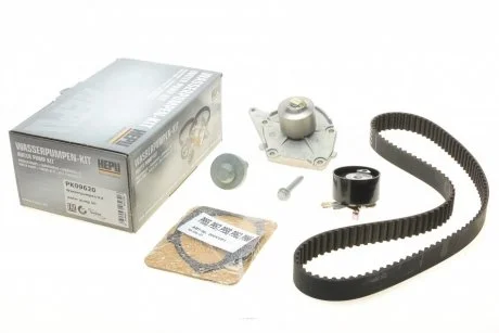 Комплект ременя ГРМ з помпою води HEPU PK09620