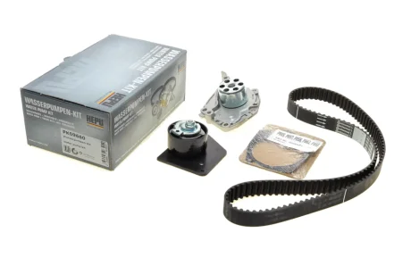 Набір ГРМ, пас+ролик+помпа HEPU PK09660