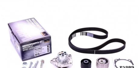 Фото набір ГРМ, пас+ролик+помпа HEPU PK10894 Набір ГРМ, пас+ролик+помпа HEPU PK10894