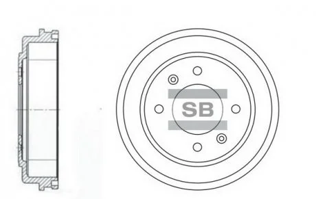Гальмівний барабан Hi-Q (SANGSIN) SD1039