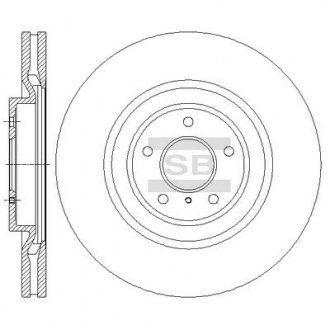 Тормозной диск передний SANGSIN Hi-Q (SANGSIN) SD4228