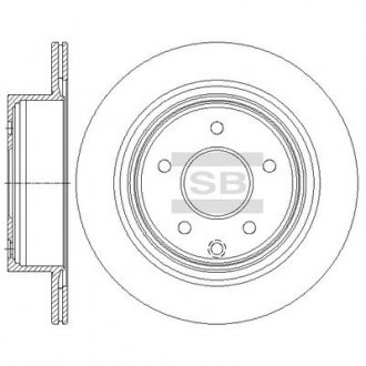 Диск тормозной NISSAN QASHQAI (SANGSIN) SANGSIN Hi-Q (SANGSIN) SD4241