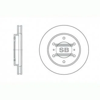 Диск тормозной MITSUBISHI PAJERO III, IV (SANGSIN) Hi-Q (SANGSIN) SD4306
