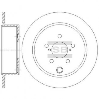 Диск тормозной SANGSIN Hi-Q (SANGSIN) SD4708