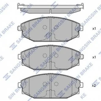Тормозные колодки Hi-Q (SANGSIN) SP1053