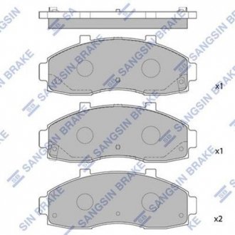 Тормозные колодки Hi-Q (SANGSIN) SP1091