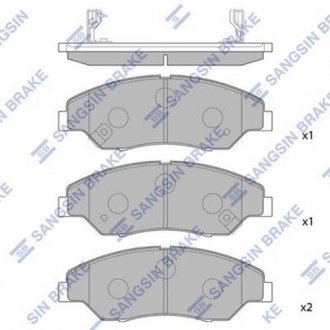 Тормозные колодки Hi-Q (SANGSIN) SP1118