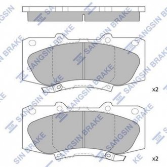 Тормозные колодки Hi-Q (SANGSIN) SP1484