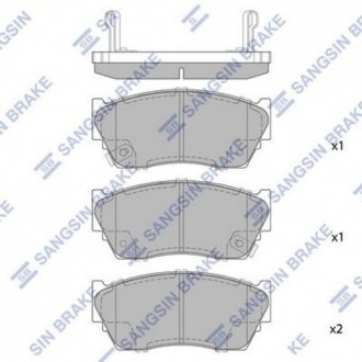 Тормозные колодки Hi-Q (SANGSIN) SP1489