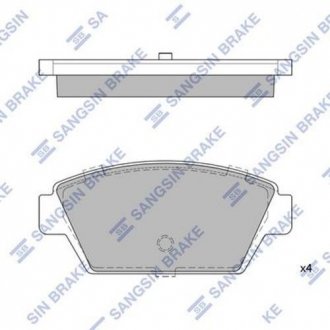 Тормозные колодки Hi-Q (SANGSIN) SP1514