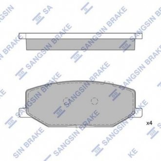 Тормозные колодки Hi-Q (SANGSIN) SP1540