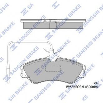 Колодки гальмівні Hi-Q (SANGSIN) SP1743