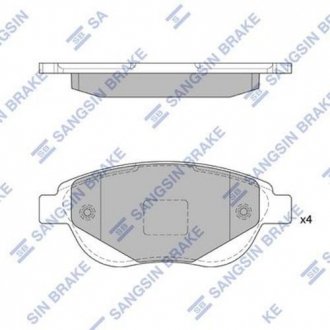 Тормозные колодки Hi-Q (SANGSIN) SP1826