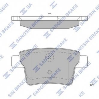 Кт. Гальмівні колодки Hi-Q (SANGSIN) SP2095