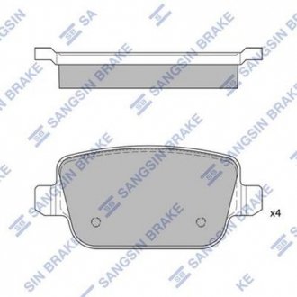 Кт. Тормозные колодки Hi-Q (SANGSIN) SP2101-R