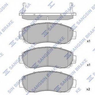 Тормозные колодки Hi-Q (SANGSIN) SP2115A